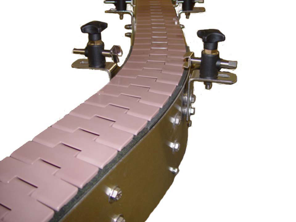 Table Top Chain Conveyors Stainless Steel Hygienic Design, Stainless